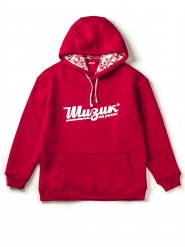 Miler, red hoodie