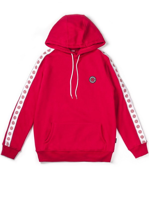 Classic Pepper Sun Ribbon hoodie / red