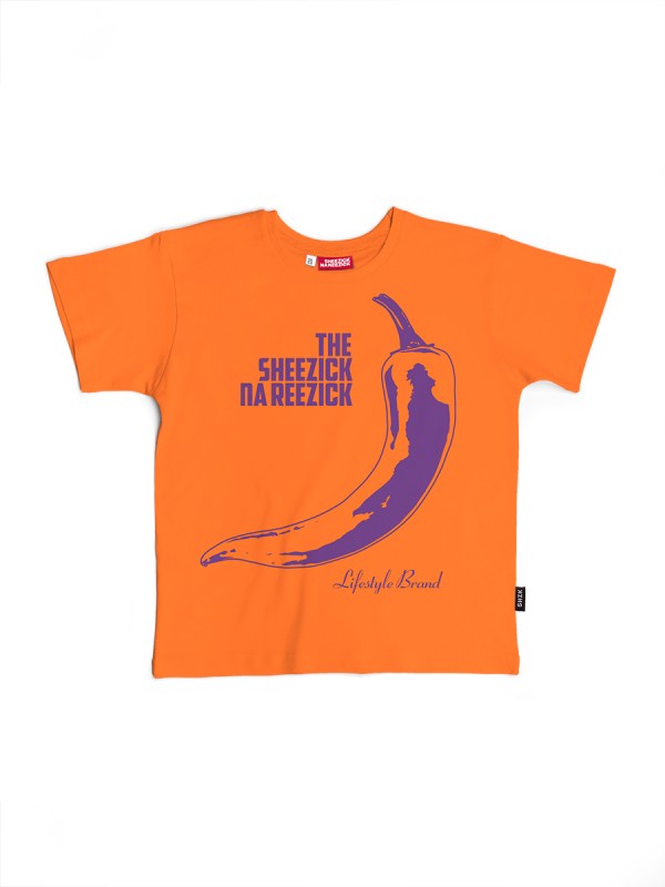 Pepper, kids t-shirt / orange