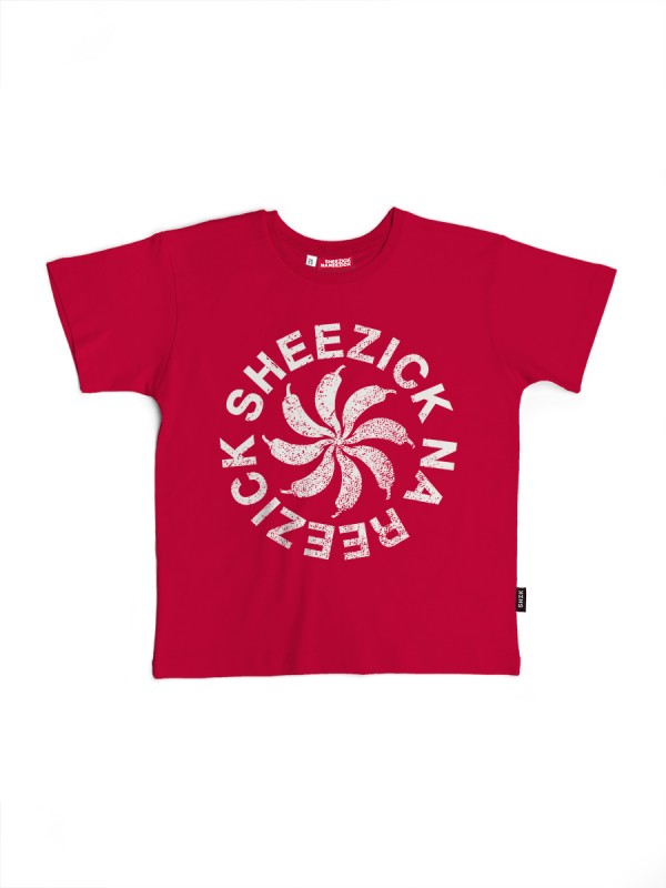 Pepper Sun, kids tee / red