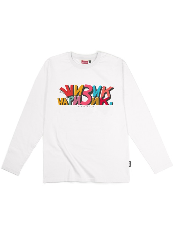 Shaggy Sheezick, long sleeves t-shirt / white