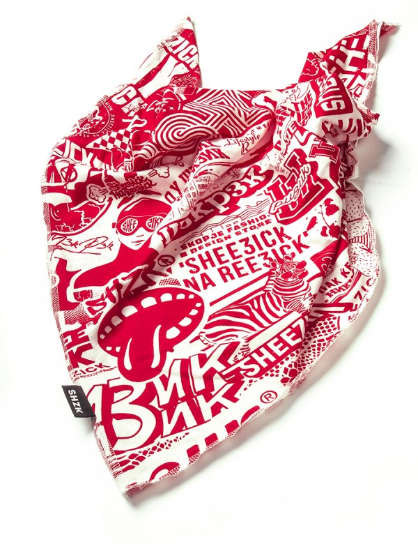 Red pattern, bandana