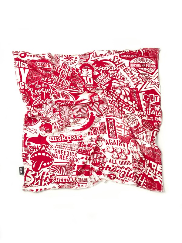 Red pattern, bandana