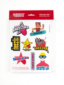 Sheezika, stickers set